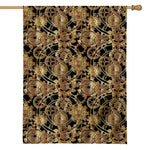 Steampunk Clock Gears Print House Flag