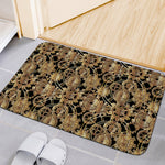 Steampunk Clock Gears Print Indoor Door Mat