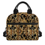 Steampunk Clock Gears Print Insulated Lunch Bag
