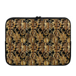 Steampunk Clock Gears Print Laptop Sleeve