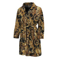 Steampunk Clock Gears Print Men's Bathrobe