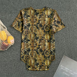 Steampunk Clock Gears Print Men's Bodysuit