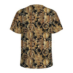 Steampunk Clock Gears Print Men's Sports T-Shirt