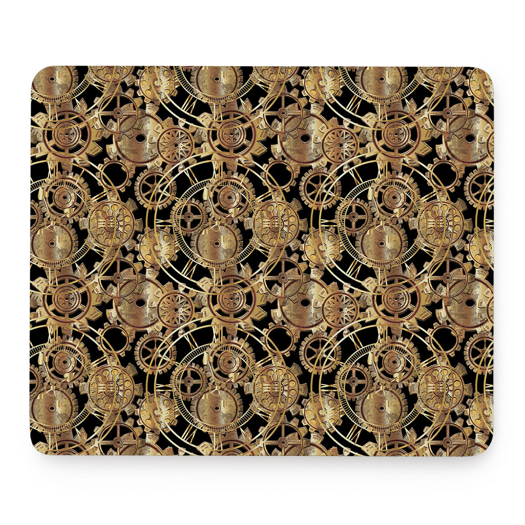 Steampunk Clock Gears Print Mouse Pad
