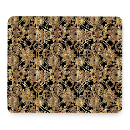 Steampunk Clock Gears Print Mouse Pad
