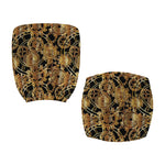 Steampunk Clock Gears Print Office Chair Cover