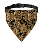 Steampunk Clock Gears Print Over The Collar Dog Bandana