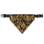 Steampunk Clock Gears Print Over The Collar Dog Bandana
