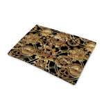 Steampunk Clock Gears Print Pet Cooling Mat Cover