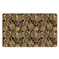 Steampunk Clock Gears Print Polyester Doormat