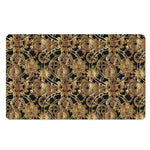 Steampunk Clock Gears Print Polyester Doormat