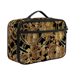 Steampunk Clock Gears Print Portable Lunch Bag