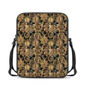 Steampunk Clock Gears Print Rectangular Crossbody Bag