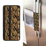 Steampunk Clock Gears Print Refrigerator Handle Covers