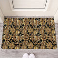 Steampunk Clock Gears Print Rubber Doormat