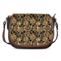 Steampunk Clock Gears Print Saddle Bag