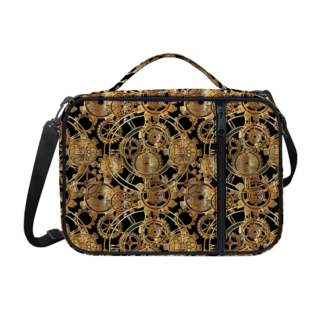 Steampunk Clock Gears Print Shoulder Strap Bible Bag