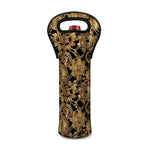 Steampunk Clock Gears Print Single Neoprene Wine Tote