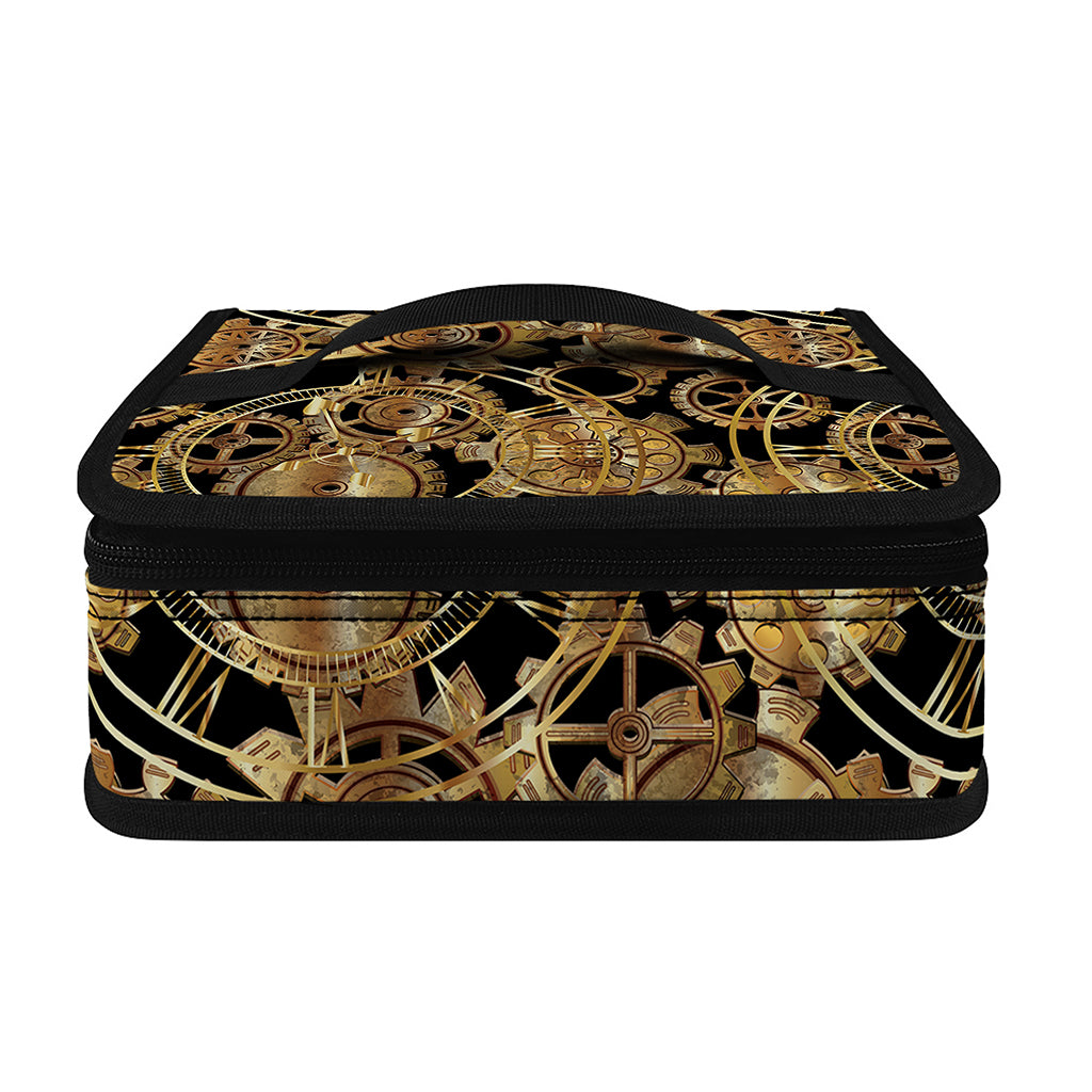 Steampunk Clock Gears Print Small Lunch Bag