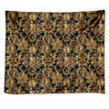 Steampunk Clock Gears Print Tapestry