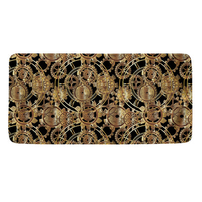 Steampunk Clock Gears Print Towel