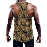 Steampunk Clock Gears Print Training Tank Top