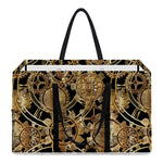 Steampunk Clock Gears Print Utility Tote Bag