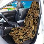 Steampunk Clock Gears Print Waterproof Car Seat Cover