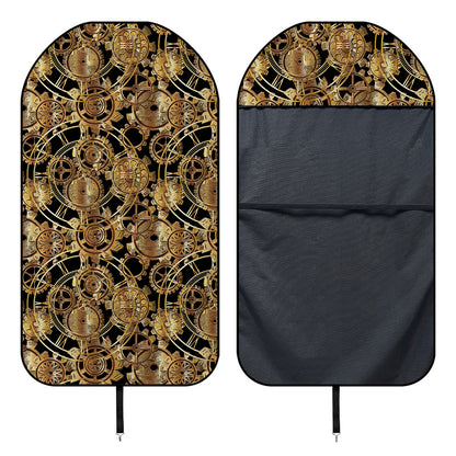 Steampunk Clock Gears Print Waterproof Car Seat Cover