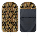 Steampunk Clock Gears Print Waterproof Car Seat Cover