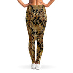 Steampunk Clock Gears Print Women's Leggings