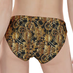 Steampunk Clock Gears Print Women's Panties