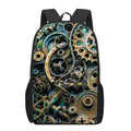 Steampunk Cogs And Gears Print 17 Inch Backpack