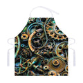 Steampunk Cogs And Gears Print Adjustable Apron