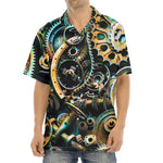 Steampunk Cogs And Gears Print Aloha Shirt