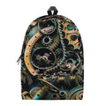 Steampunk Cogs And Gears Print School Backpack