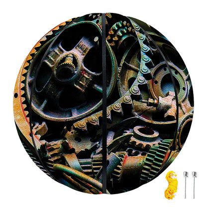Steampunk Cogs And Gears Print Basketball