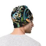 Steampunk Cogs And Gears Print Beanie