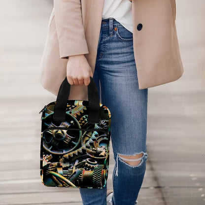 Steampunk Cogs And Gears Print Bible Tote Bag