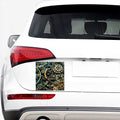 Steampunk Cogs And Gears Print Car Sticker
