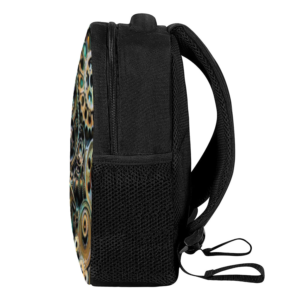 Steampunk Cogs And Gears Print Casual Backpack
