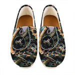 Steampunk Cogs And Gears Print Casual Shoes