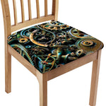 Steampunk Cogs And Gears Print Chair Cushion Cover