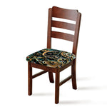 Steampunk Cogs And Gears Print Chair Cushion Cover