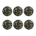 Steampunk Cogs And Gears Print Coaster Set
