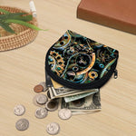 Steampunk Cogs And Gears Print Coin Purse