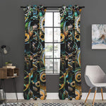 Steampunk Cogs And Gears Print Curtain