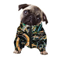 Steampunk Cogs And Gears Print Dog Zip Up Jacket