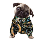 Steampunk Cogs And Gears Print Dog Zip Up Jacket