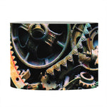 Steampunk Cogs And Gears Print Drum Lamp Shade